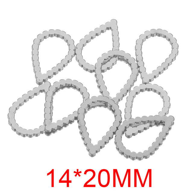 Stainless Steel Heart Ring Oval Water Drop Earrings Earrings DIY Handmade Jewelry Accessories Wholesale