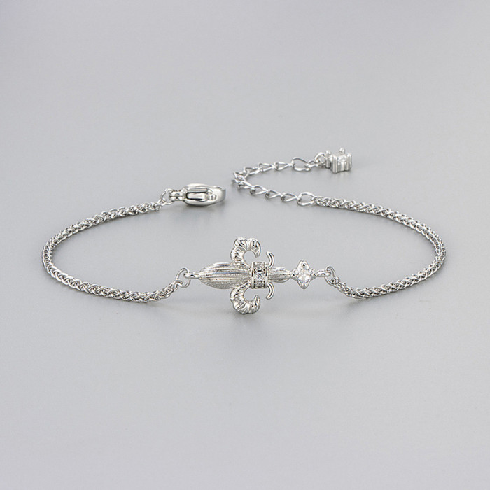 New Vintage Iris Bracelet High-End Exquisite Jewelry Daily Versatile Niche Design Bracelet for Women