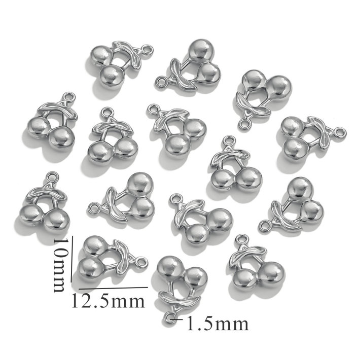 Stainless Steel Cute Small Pendant Ocean Series Sun Necklace Titanium Steel Pendant DIY Jewelry Titanium Steel Access...