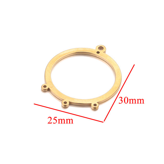 Stainless Steel Geometric Earring Connectors Geometric Hollow DIY Jewelry Making Supplies Accessories Wholesale