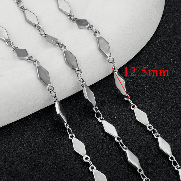 Stainless Steel Necklace for Women, Niche Design, Titanium Steel Handmade Chain, DIY Chain, Wholesale, Hot-Selling Je...