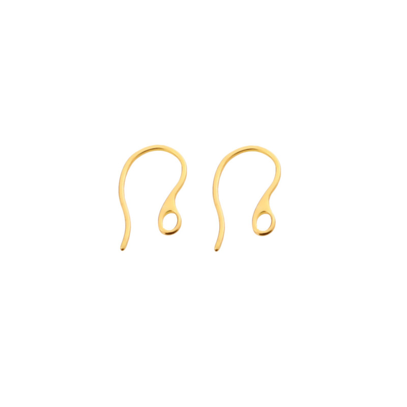 Cross-Border U-Shaped Stainless Steel Earring Hooks Jewelry Earring Wires DIY Jewelry Making Handmade Long Earrings