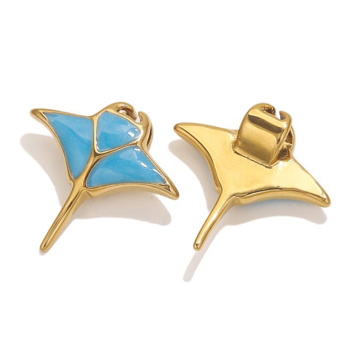 Stainless Steel Ocean Series Turtle Shell Creative Pearl Shell DIY Jewelry Accessories Pendant