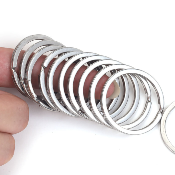 Stainless Steel Key Ring Keychain Key Holder DIY Handmade Keychain Accessories Creative