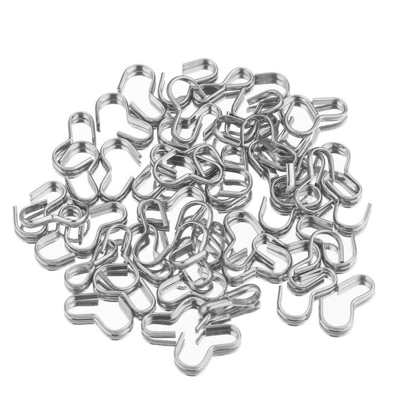Stainless Steel Hook End Clasp Bracelet Necklace Connector Jewelry DIY Jewelry Making Supplies Wholesale
