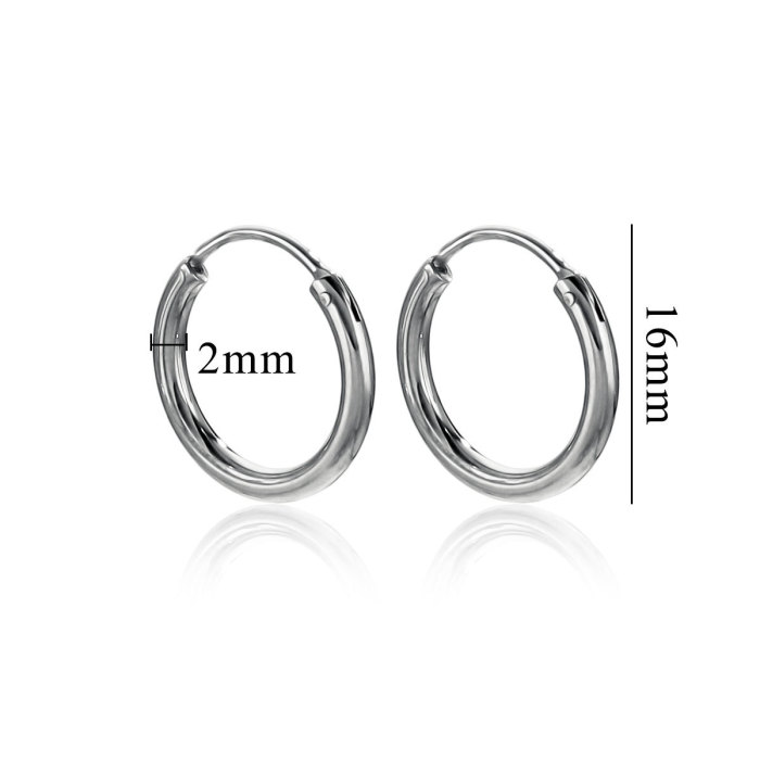Minimalist Cool Style Simple Circle Elegant Round Circle Square Line Earrings for Women 2024 New Autumn Winter Ear Ho...