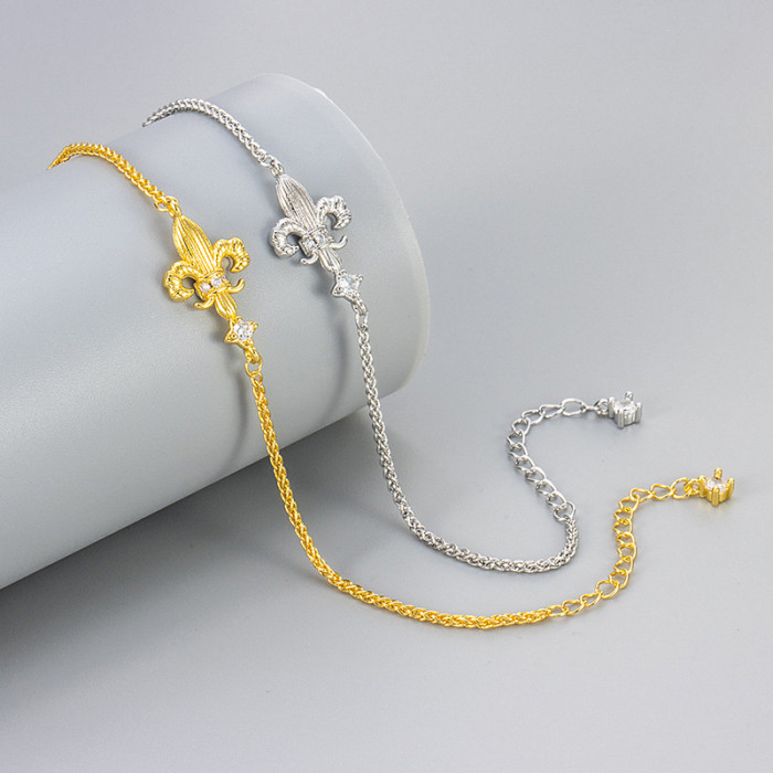 New Vintage Iris Bracelet High-End Exquisite Jewelry Daily Versatile Niche Design Bracelet for Women