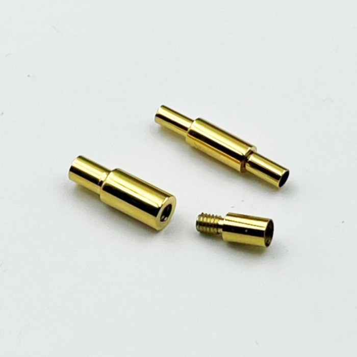 Stainless Steel Screw Twist Clasp Threaded Magnet Clasp Bracelet Clasp Necklace Clasp Red Rope Leather Rope Clasp Jewelry Accessories