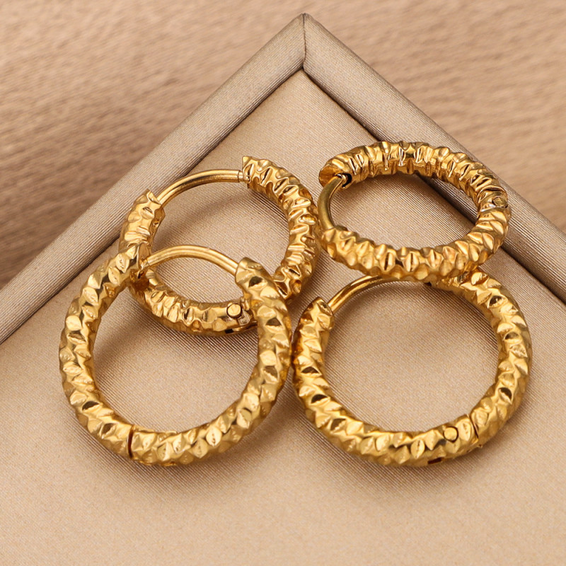 Stainless Steel Hoop Earrings Women's Fashion Jewelry DIY Hoop Earrings Handmade Supplies Wholesale