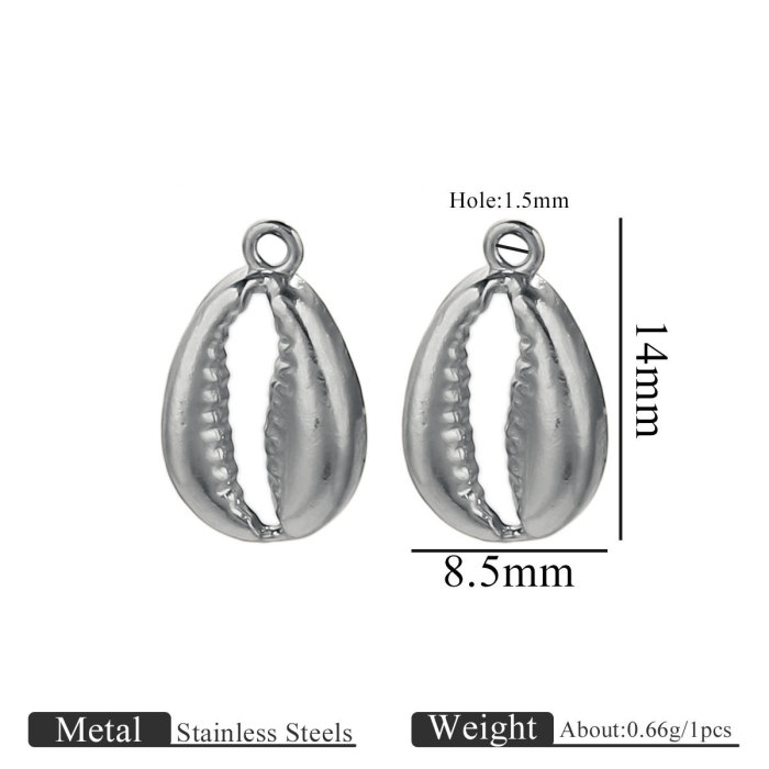 DIY Vacuum Gold Plated Small Pendant Chili Gourd Jewelry Accessories Earrings Bracelet Charms Titanium Steel Pendant Components
