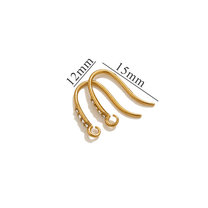 Stainless Steel Vacuum Plated Soft Fish Ear Hook Circle Diy Handmade Ear Accessories Accessories Jewelry Accessories...