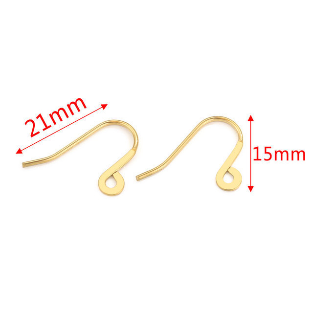 Stainless Steel Earring Hooks Jewelry Making Earring Clasps DIY Jewelry Making Supplies Accessories Wholesale