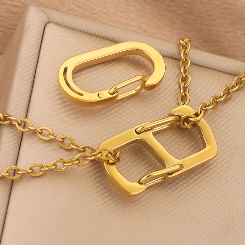 Stainless Steel Polished Digital Lobster Clasp Arabic Digital Lobster Clasp DIY Jewelry Lobster Clasp