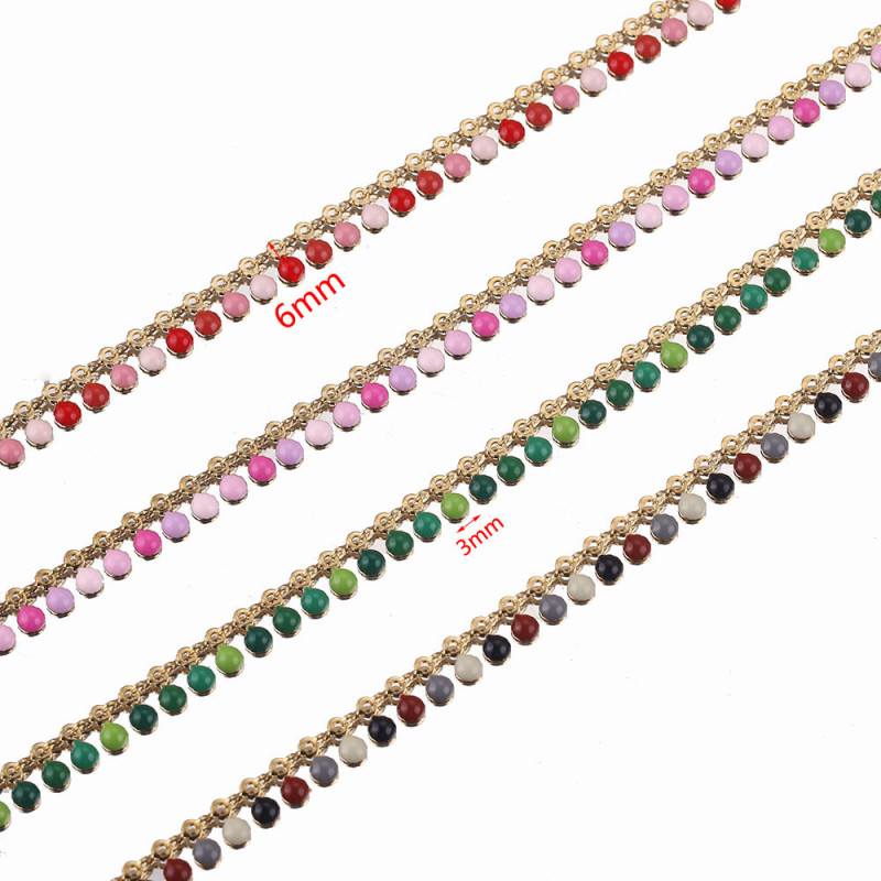 Stainless Steel Colorful Enamel Necklace Handmade Chain DIY Handmade Necklace Jewelry Accessories Wholesale