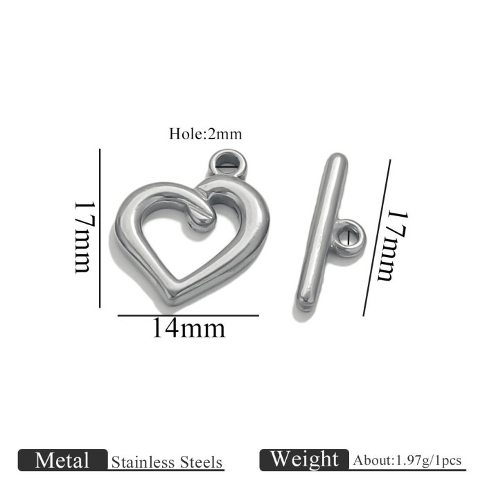 Stainless Steel 18K Gold Plated Color Retention Multi-Style OT Clasp Necklace Jewelry Clasp DIY Jewelry Accessories