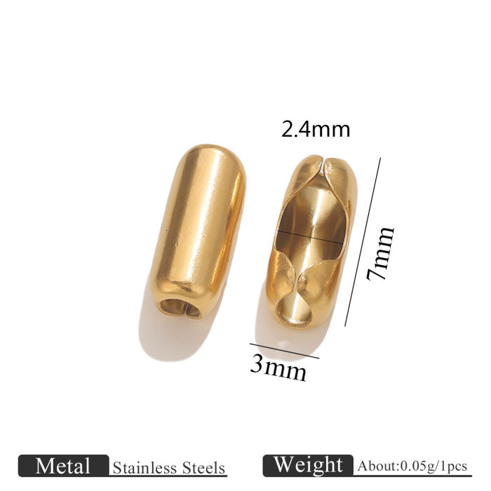 New Stainless Steel Accessories Pig Waist Buckle Bead Chain Buckle Handmade DIY Jewelry Accessories Bracelet Necklace...