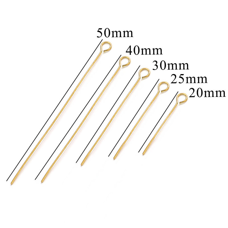 Bead Materials Handmade DIY Accessories Metal Jewelry Accessories Stainless Steel Nine-Shaped Needle Nine-Character Needle 9-Character Needle Titanium Steel