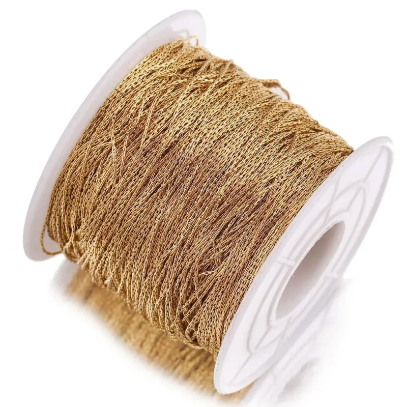 Stainless Steel Chain Hammered Chain 18K Vacuum Plated Necklace DIY Jewelry Accessories Chain Necklace Bracelet Making