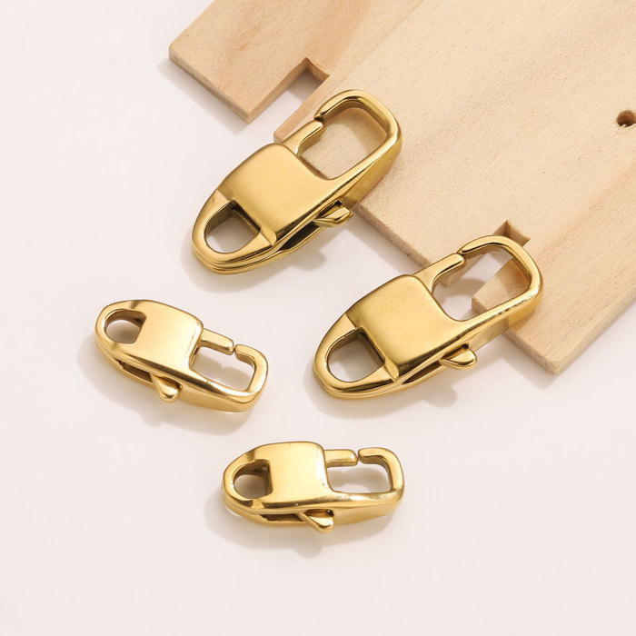 Stainless Steel Water Drop Clasp Irregular Lobster Clasp Jewelry Bag Chain Clasp Bracelet Clasp DIY Jewelry Accessories Wholesale