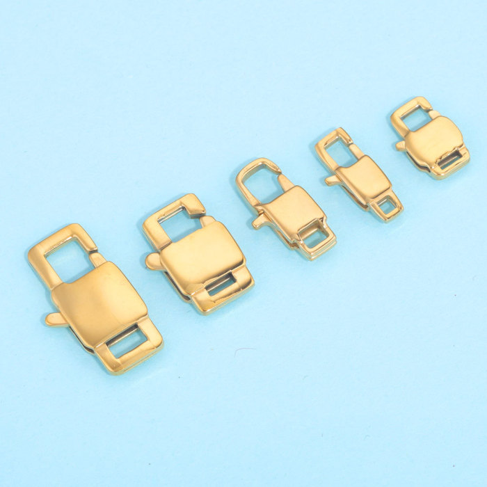 Stainless Steel Japanese Buckle Fine Polished Necklace Lobster Clasp Connector Buckle Bag Hanging Buckle Vacuum Adjus...