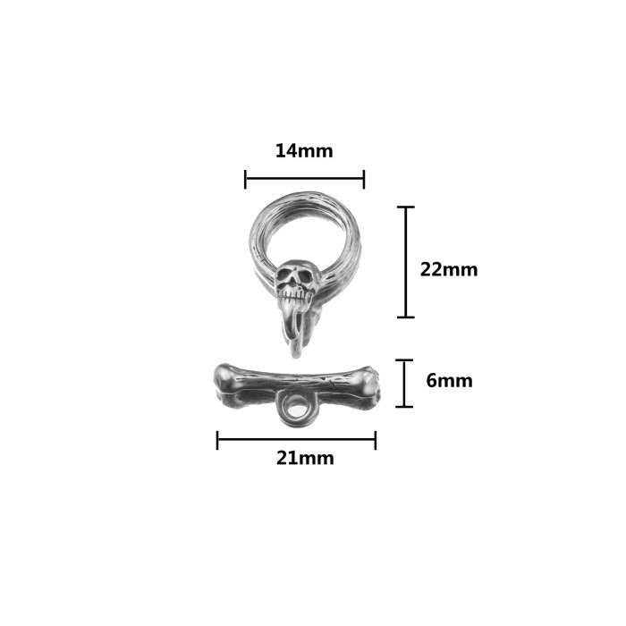 Stainless Steel OT Clasp Integrated Casting Jewelry Connector Bracelet Necklace Jewelry Clasp DIY Handmade Jewelry Ac...