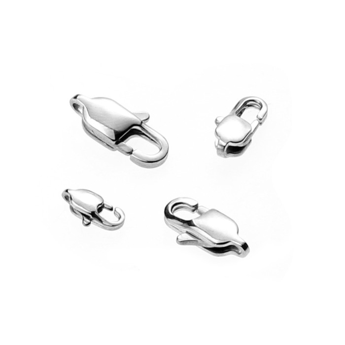 Stainless Steel Rectangle Clasp Lobster Clasp Japanese Clasp Polished Bracelet Necklace Clasp DIY Jewelry Accessories