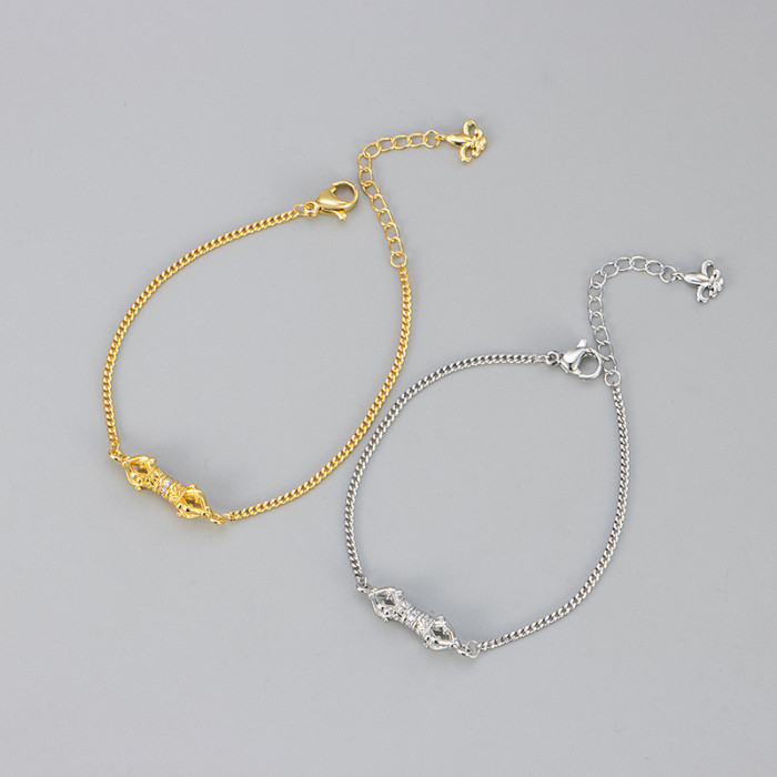 New Zircon Vajra Bracelet Light Luxury Exquisite Versatile High-end Vintage Fashion Adjustable Women's Jewelry