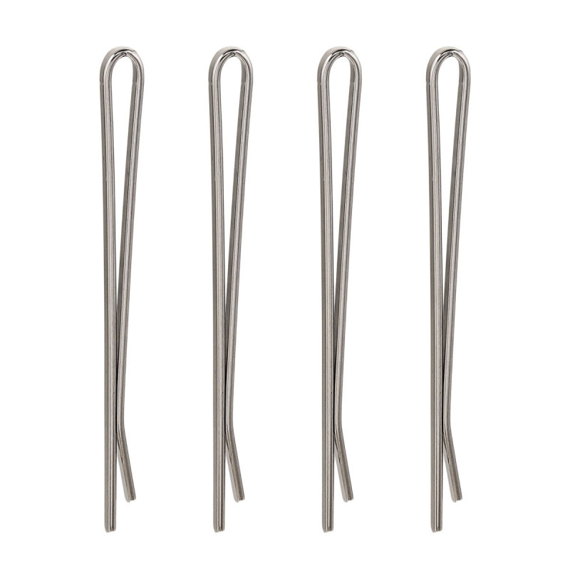 Stainless Steel Flat Hair Clip Bangs U-Shaped Hair Clip Small Hairpin Hair Styling DIY Hair Accessories