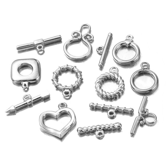 Stainless Steel OT Clasp Integrated Casting Jewelry Connector Bracelet Necklace Jewelry Clasp DIY Handmade Jewelry Ac...