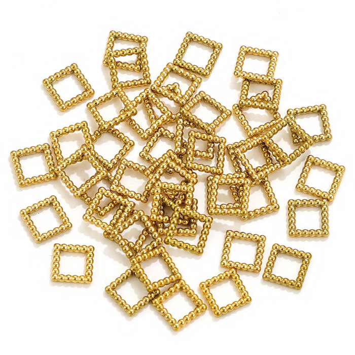 Stainless Steel Twist Closed Ring Twisted Connector Geometric Mini Spiral Shape DIY Jewelry Making Supplies