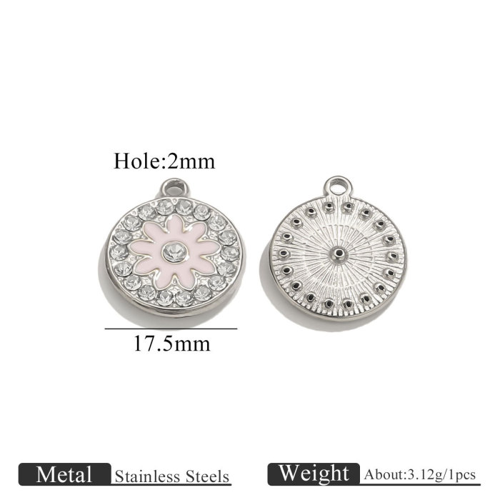 New Stainless Steel Oil Drop Pendant Fresh Ocean Style DIY Jewelry Accessories Pendant Wholesale, Necklaces