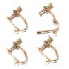 Stainless Steel DIY Jewelry Accessories Earring Materials Titanium Steel Color Retention No Piercing Painless Ear Clips U-Shaped Screw Ear Clips