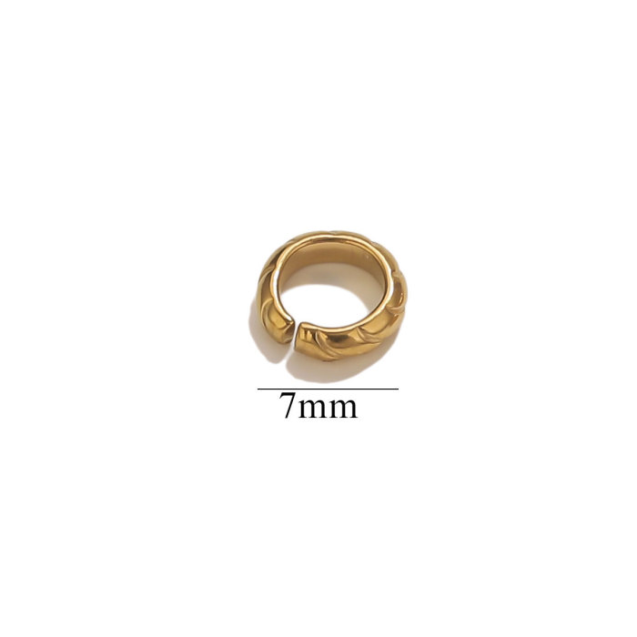 Stainless Steel Texture Necklace Clasp Oval Melon Seed Clasp Melon Seed Machine DIY Jewelry Accessories Semi-finished...