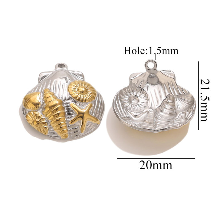 Stainless Steel Personalized Designer Fashionable Vintage Pendant DIY Ocean Butterfly Pendant Hanging Ornament, Neckl...