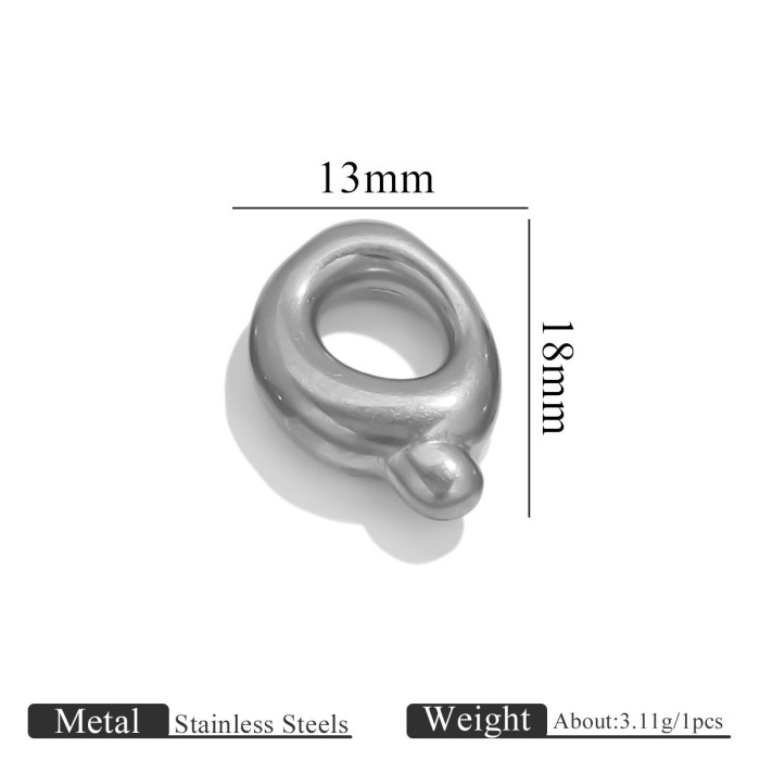 Stainless Steel Gold Q Version Cute Diy26 English Alphabet Pendant Necklace Jewelry Accessories