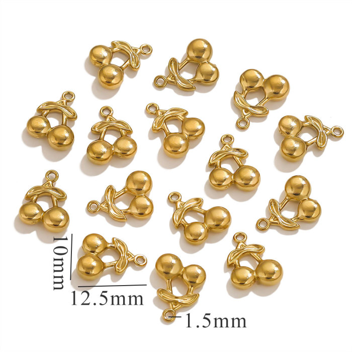 Stainless Steel Cute Small Pendant Ocean Series Sun Necklace Titanium Steel Pendant DIY Jewelry Titanium Steel Access...