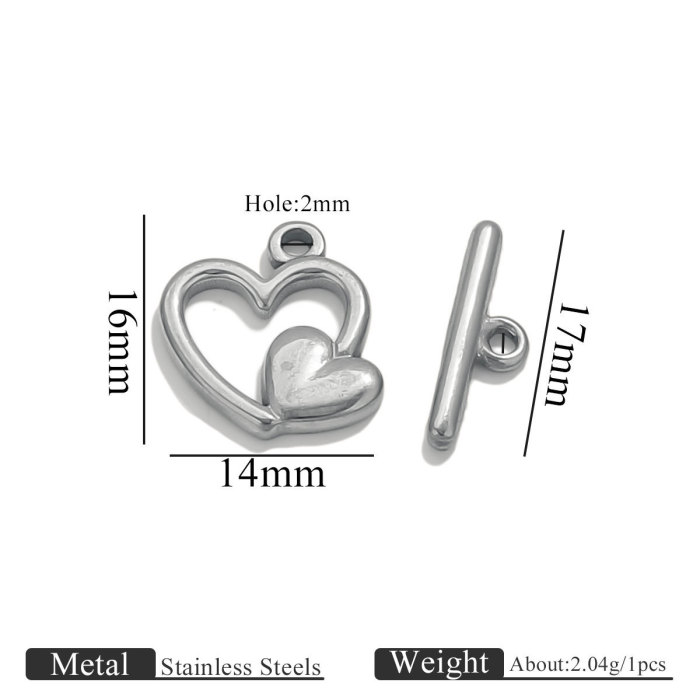 Stainless Steel 18K Gold Plated Color Retention Multi-Style OT Clasp Necklace Jewelry Clasp DIY Jewelry Accessories