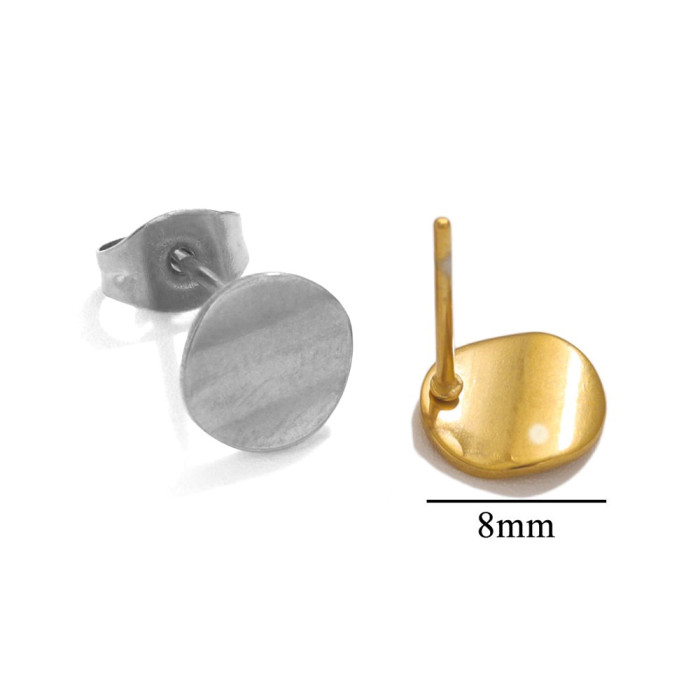 Stainless Steel Multi-Shape Earrings Squirrel Watermelon Thumb Tai Chi Earrings DIY Jewelry Accessories In Stock