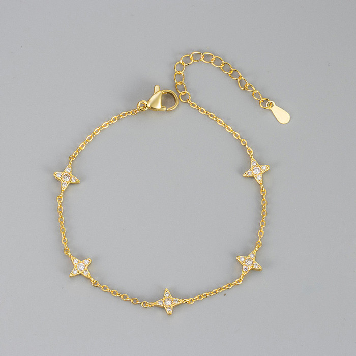 New Starburst Bracelet for Women, Light Luxury, Niche, Exquisite, High-End Feel, Daily Versatile Jewelry for Women