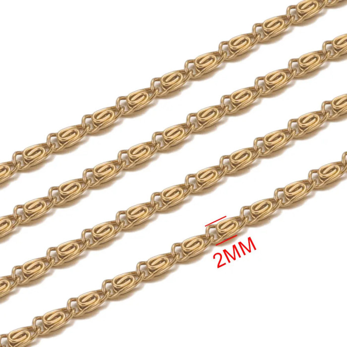 Stainless Steel Mosquito Coil Chain DIY Jewelry Handmade Chain Necklace Bracelet Jewelry Chain Making Supplies Access...