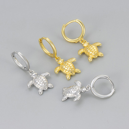 2025 New Summer Turtle Earrings Creative Cute Daily Fresh Versatile Ocean Beach Earrings for Women