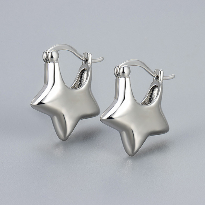 Minimalist Style Star Earrings Niche Design 2024 New Trendy Elegant Versatile Earrings