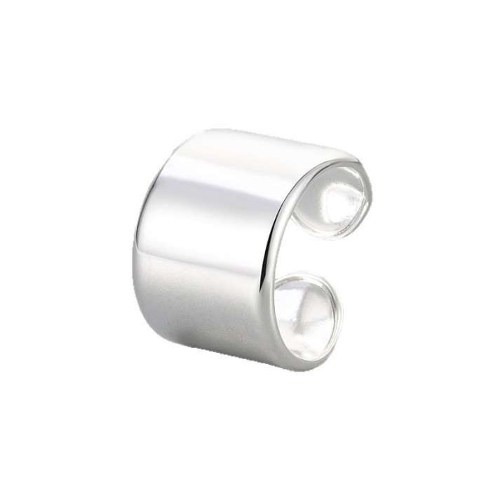New Style Ring for Women, Korean and Japanese Style, Simple Niche Wide Open Vintage Ring, Trendy Smooth Index Finger Ring, Unique