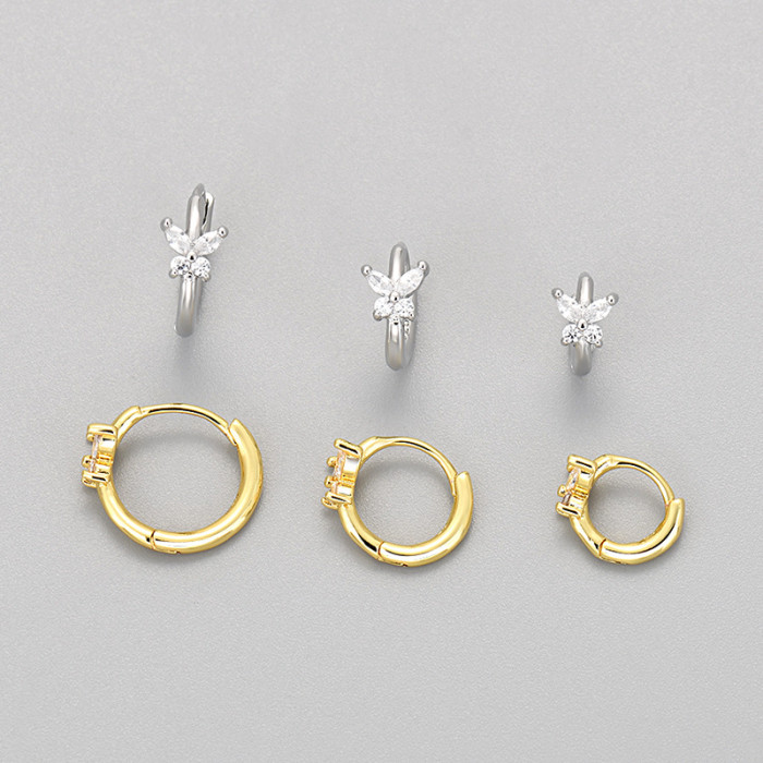 Butterfly Earrings for Women New Luxury High-End Elegant Studs Small Exquisite Unique Hoop Earrings