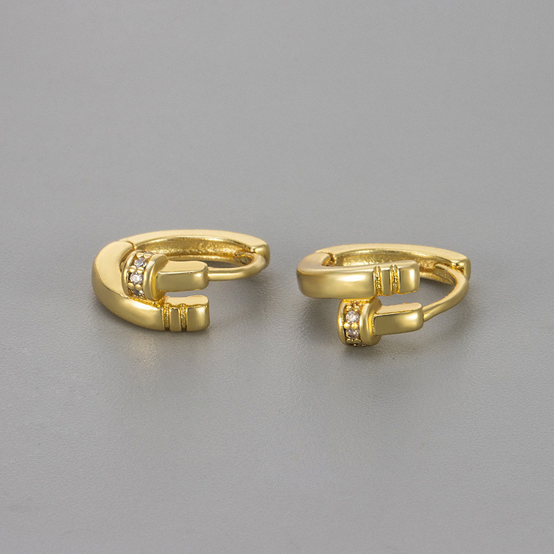 Niche Design High-End Trendy Stud Earrings Elegant Exquisite Earrings Jewelry European and American Cross-Border Jewelry for Women