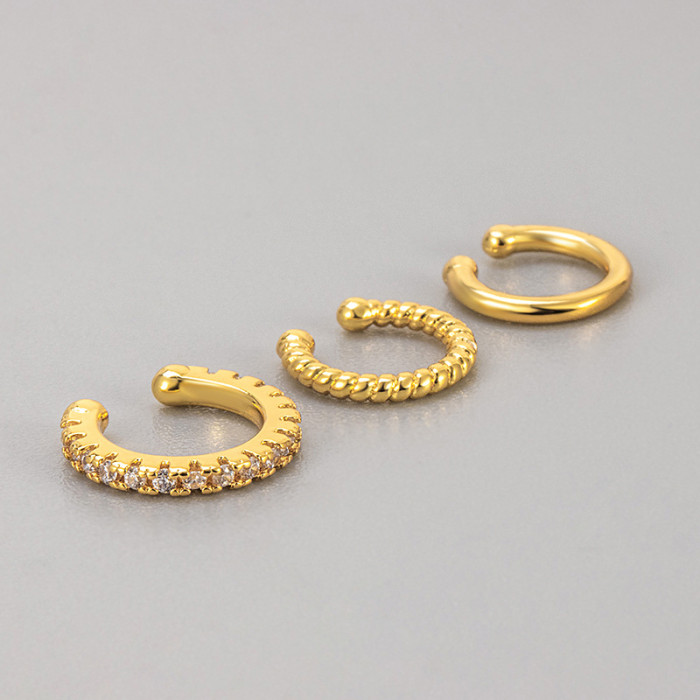 Personality Simple Exquisite High-End Feel Non-Pierced Women's Fashion Earrings Minimalist Style Ear Cuff