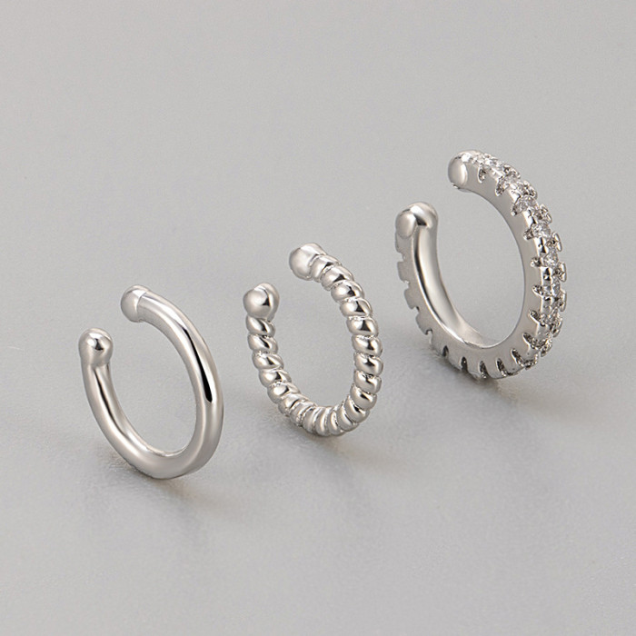 Personality Simple Exquisite High-End Feel Non-Pierced Women's Fashion Earrings Minimalist Style Ear Cuff