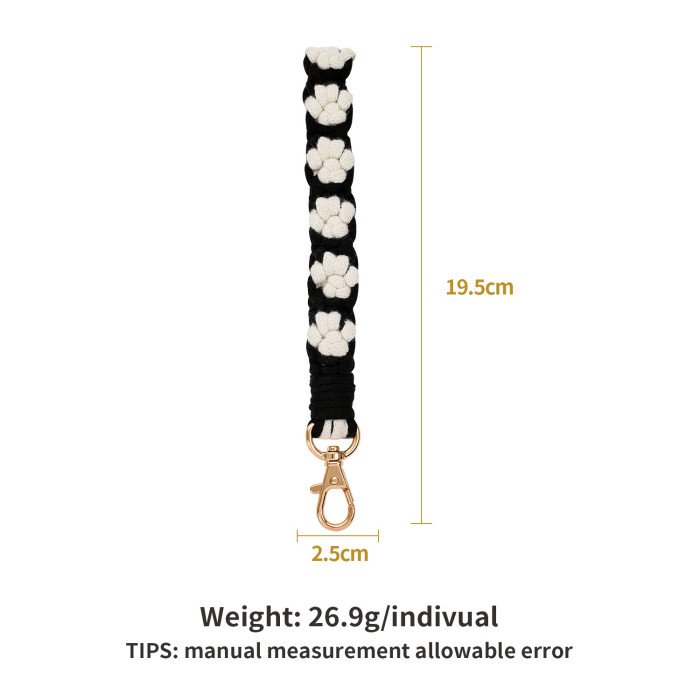 New Creative Cat Paw Hand-Woven Wrist Strap Pendant Fashion Personality Accessory Phone Lanyard for Women, Necklaces
