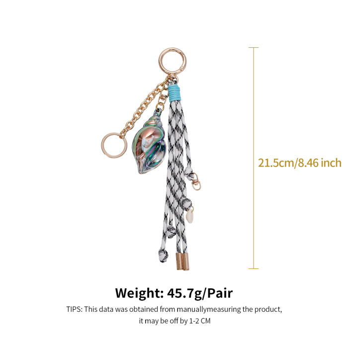 High-Quality New Bag Charms Leather PU Handmade Rope Braided Chain Sun Miu Series Bag Charms for Women, Necklaces