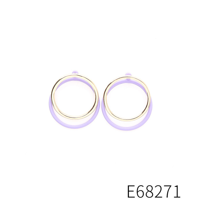 Earrings Simple Autumn Winter High-end Long Zirconia Stud Earrings European American Style Asymmetric Tassel Earrings for Women
